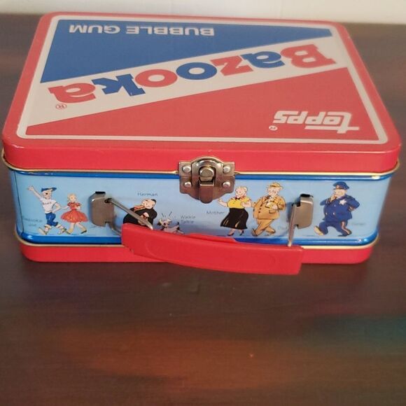 Vintage Topps Bazooka Bubble Gum Metal Lunch Box - Picture 7 of 13